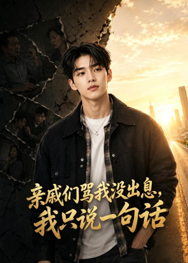 亲戚们骂我没出息,我只说一句话